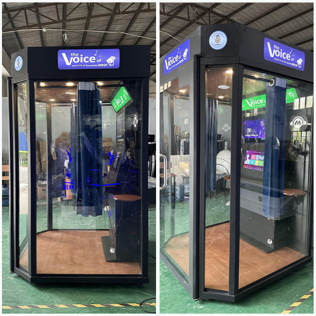AMA Commercial Singing Room Cottage Box Mobile Karaoke Bar Mini Ktv Booth Mini Karaoke Booth Machine,AMA Amusement