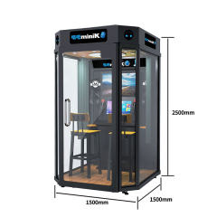 AMA Commercial Singing Room Cottage Box Mobile Karaoke Bar Mini Ktv Booth Mini Karaoke Booth Machine,AMA Amusement