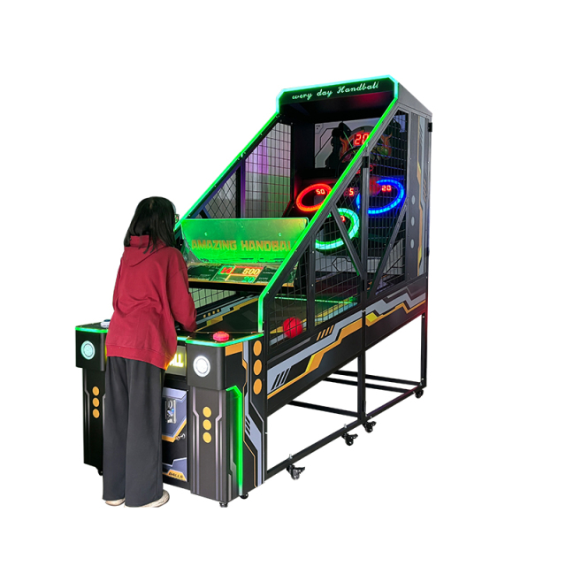 AMA New Coin-Operated Vending Machine - Arcade Carnival Ball Toss & Handball Game for Amusement and Family Fun,AMA Amusement