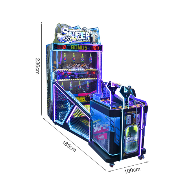 AMA Coin-Operated Mech Shooter Arcade Machine - Multiplayer Interactive Shooting Game for Amusement Parks & Family Entertainment,AMA Amusement