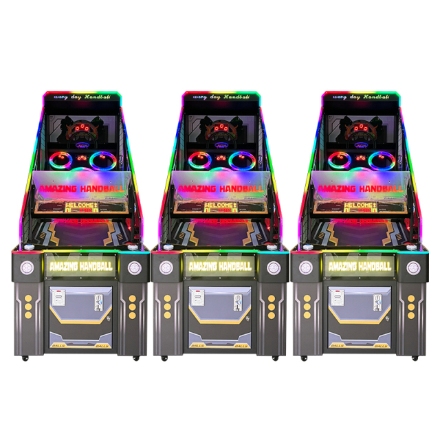 AMA New Coin-Operated Vending Machine - Arcade Carnival Ball Toss & Handball Game for Amusement and Family Fun,AMA Amusement