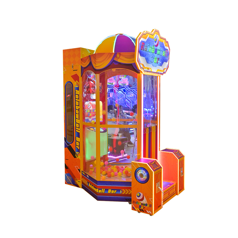 AMA Factory Wholesale Coin-Operated Rainbow Ball Arcade Machine - Redemption Lottery Game for Entertainment Centers,AMA Amusement