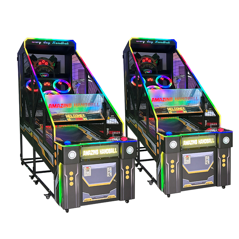 AMA New Coin-Operated Vending Machine - Arcade Carnival Ball Toss & Handball Game for Amusement and Family Fun,AMA Amusement