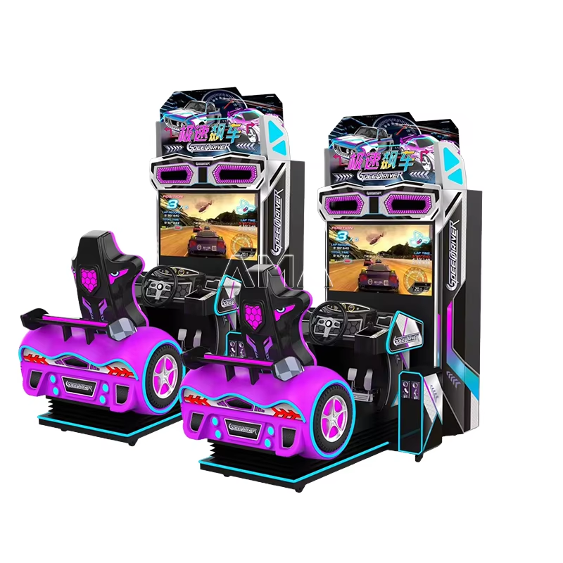 55 Inch Speed Racing Dynamic Simulator Arcade Car Racing Game Machine,AMA Amusement