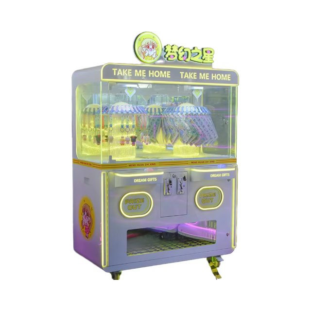 Grab doll jewelry pendant turntable machine New coin clip machine Large game console customization,AMA Amusement
