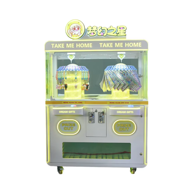 Grab doll jewelry pendant turntable machine New coin clip machine Large game console customization,AMA Amusement