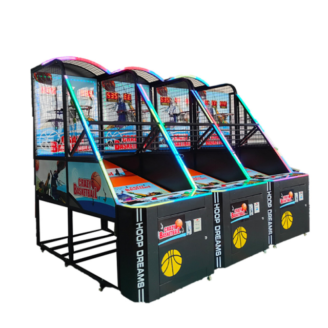Multiple adult sports crazy shooting basketball arcade machines for arcade centers