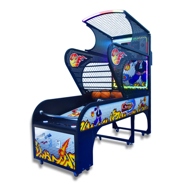 Adult shooting basketball arcade machine