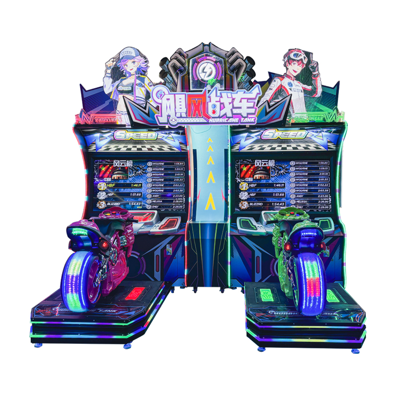 Hurricane Chariot Motorcycle Arcade Game for Commercial Use