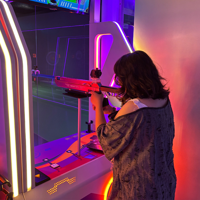 National sports electronic shooting machine,AMA Amusement