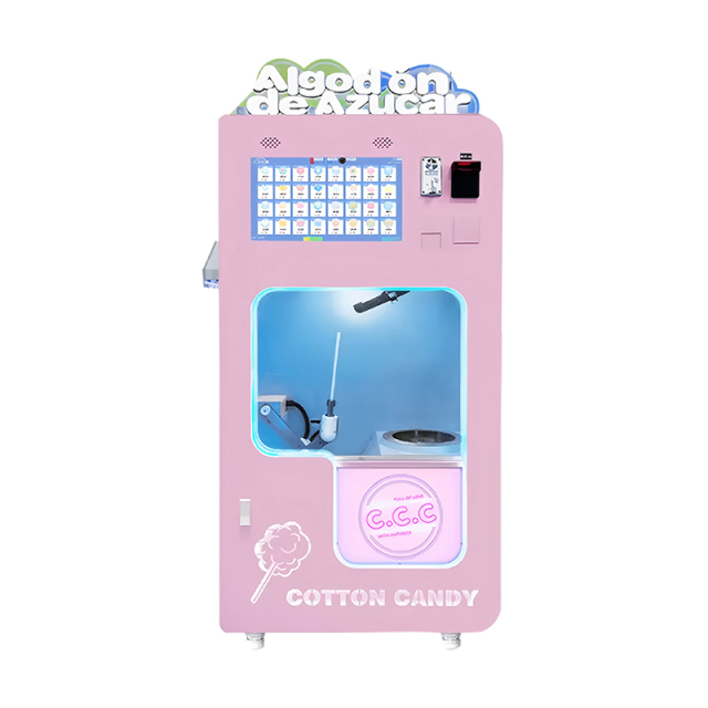 Small Cotton Candy Vending Machine,AMA Amusement