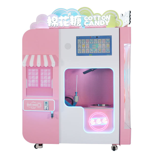 cotton candy robot vending machine,AMA Amusement