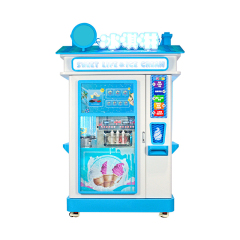 Máquina expendedora de helados robótica