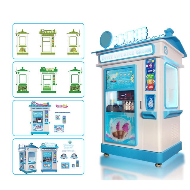 Diseños personalizados de máquinas de helados