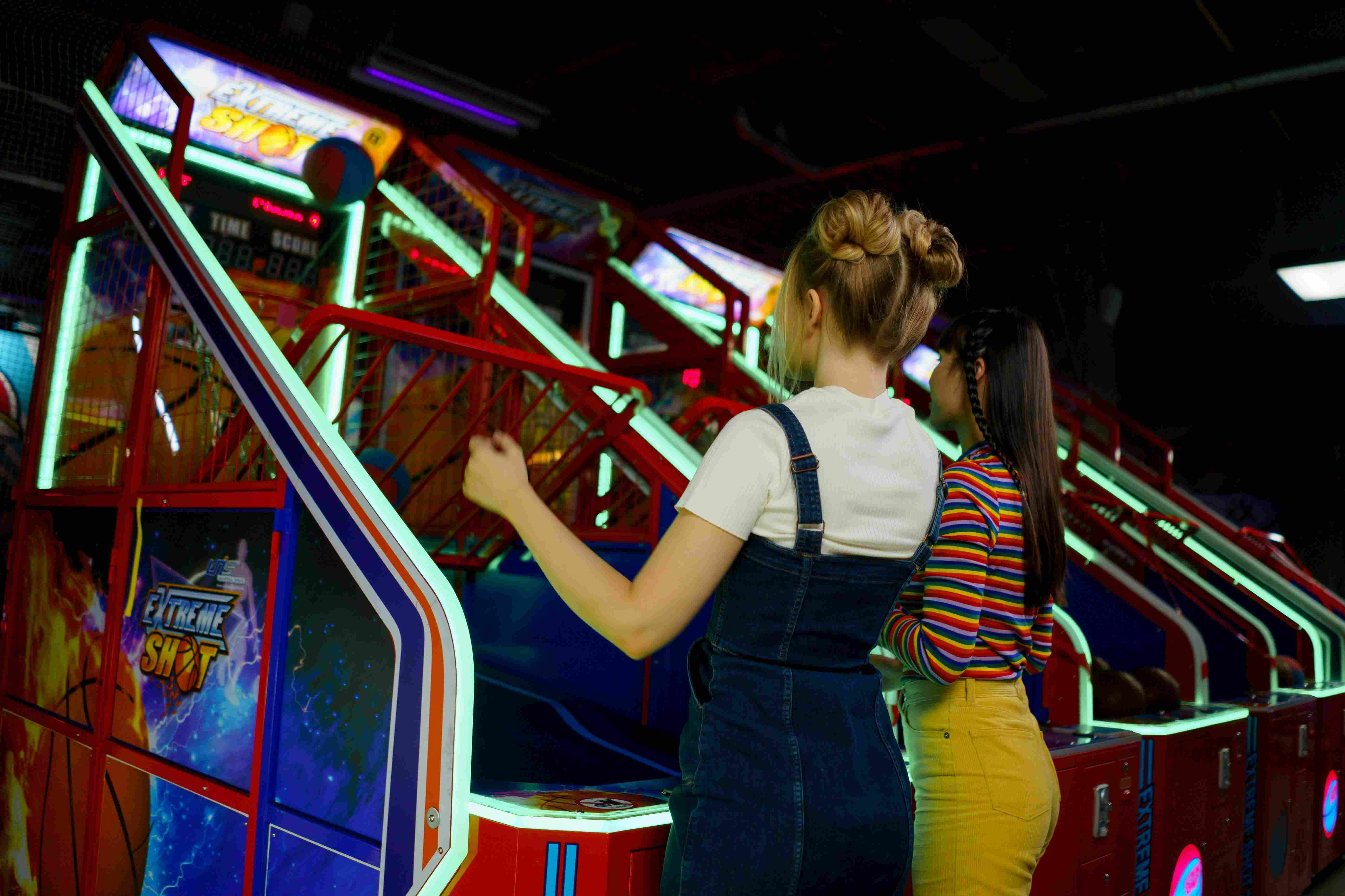 basketball hoop arcade game