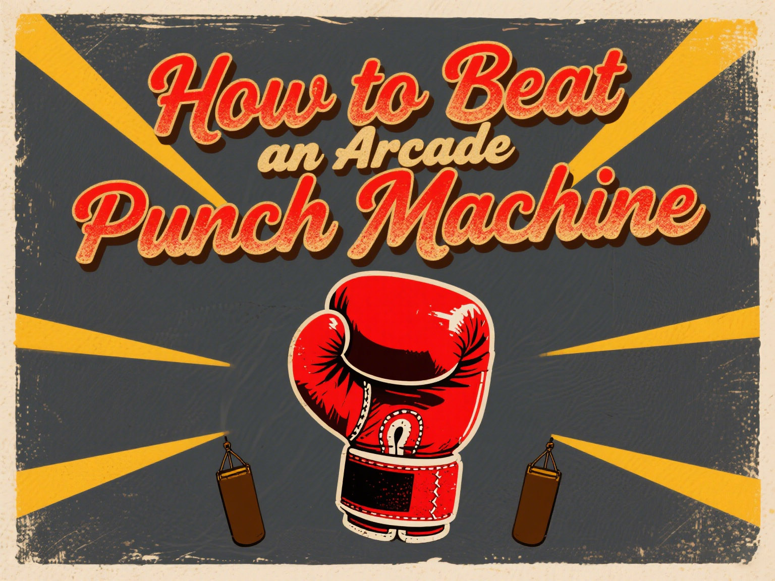 How to Beat an Arcade Punch Machine