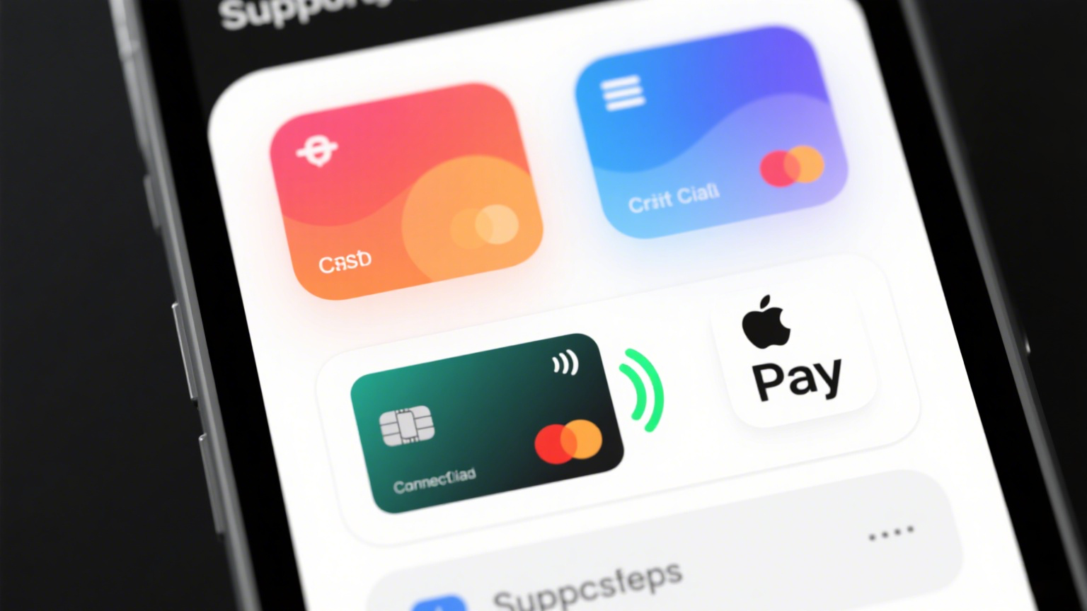 Supports credit/debit cards and contactless payments like Apple Pay
