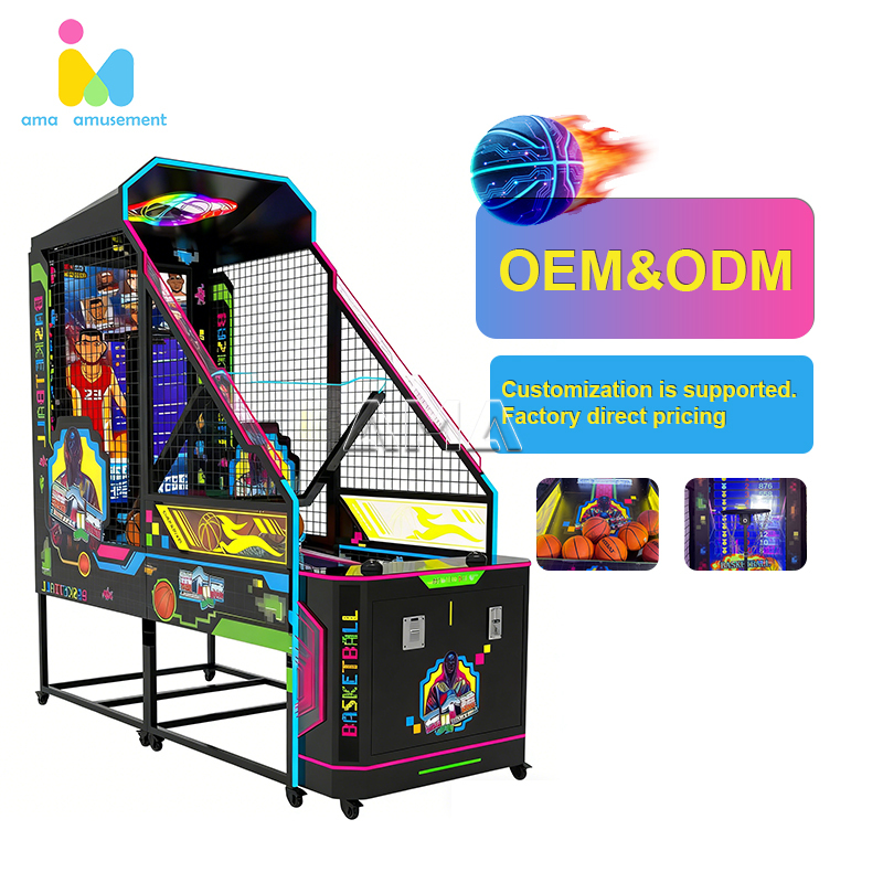 LCD display basketball arcade game,AMA Amusement