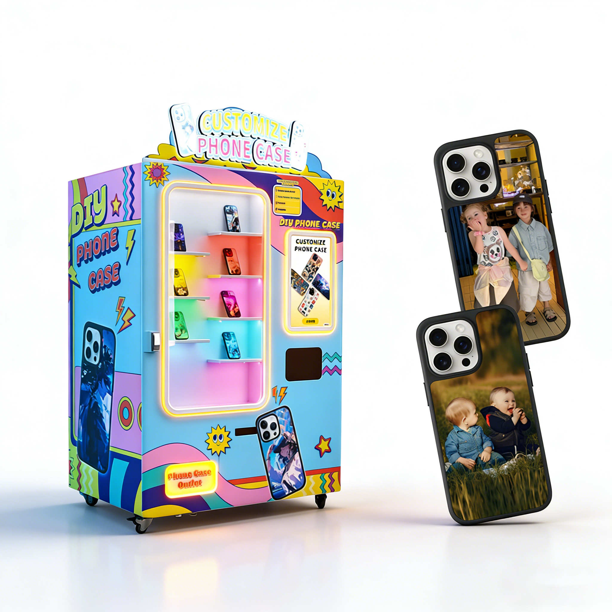 phone Case Printing Kiosk,AMA Amusement