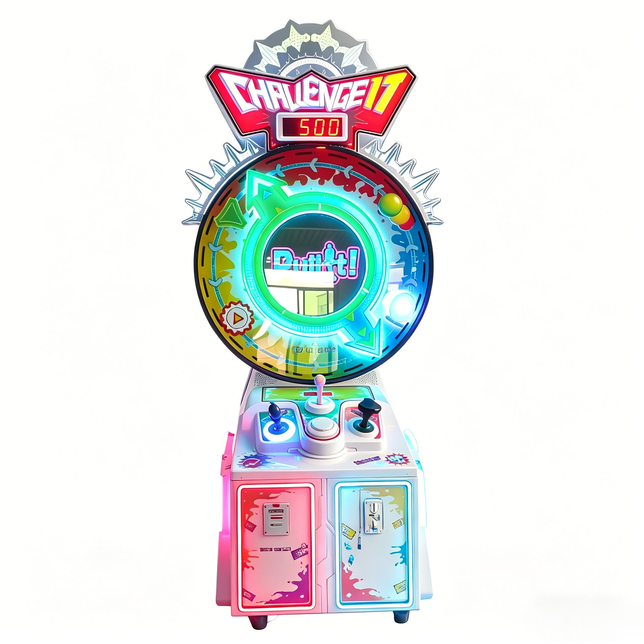 Challenge It coin operated lottery game,AMA Amusement