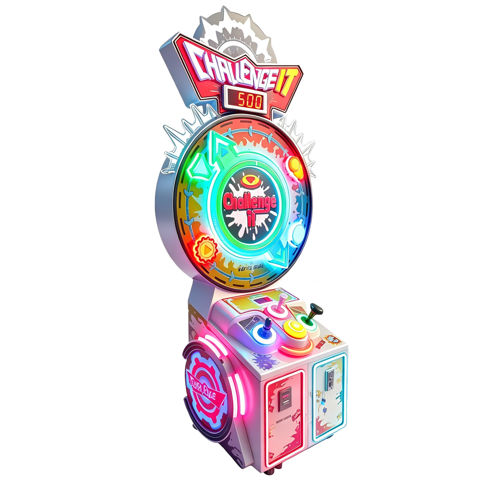 Challenge It coin operated lottery game,AMA Amusement