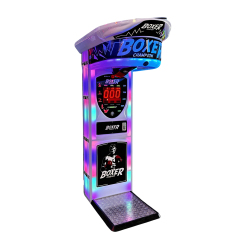 Boxer Champion Boxing Arcade Machine right side view arcade punching machine equipment