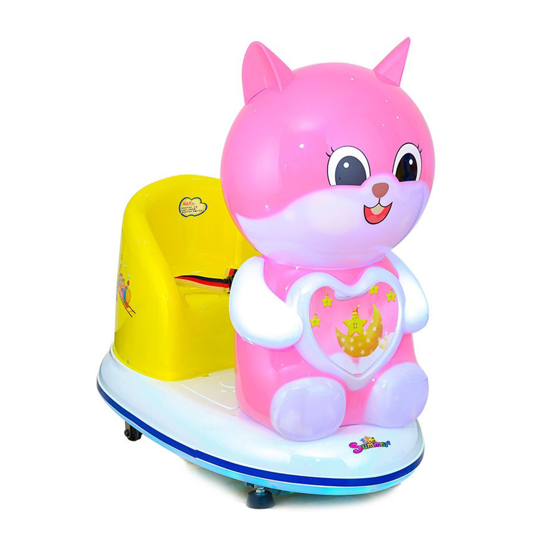 animal kiddie ride machine rabbit cartoon coin operated mall corridor ride for toddlers