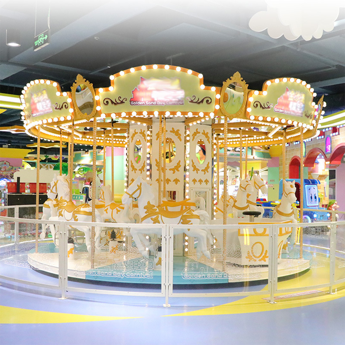 12-Seater Carousel Ride for Sale,AMA Amusement