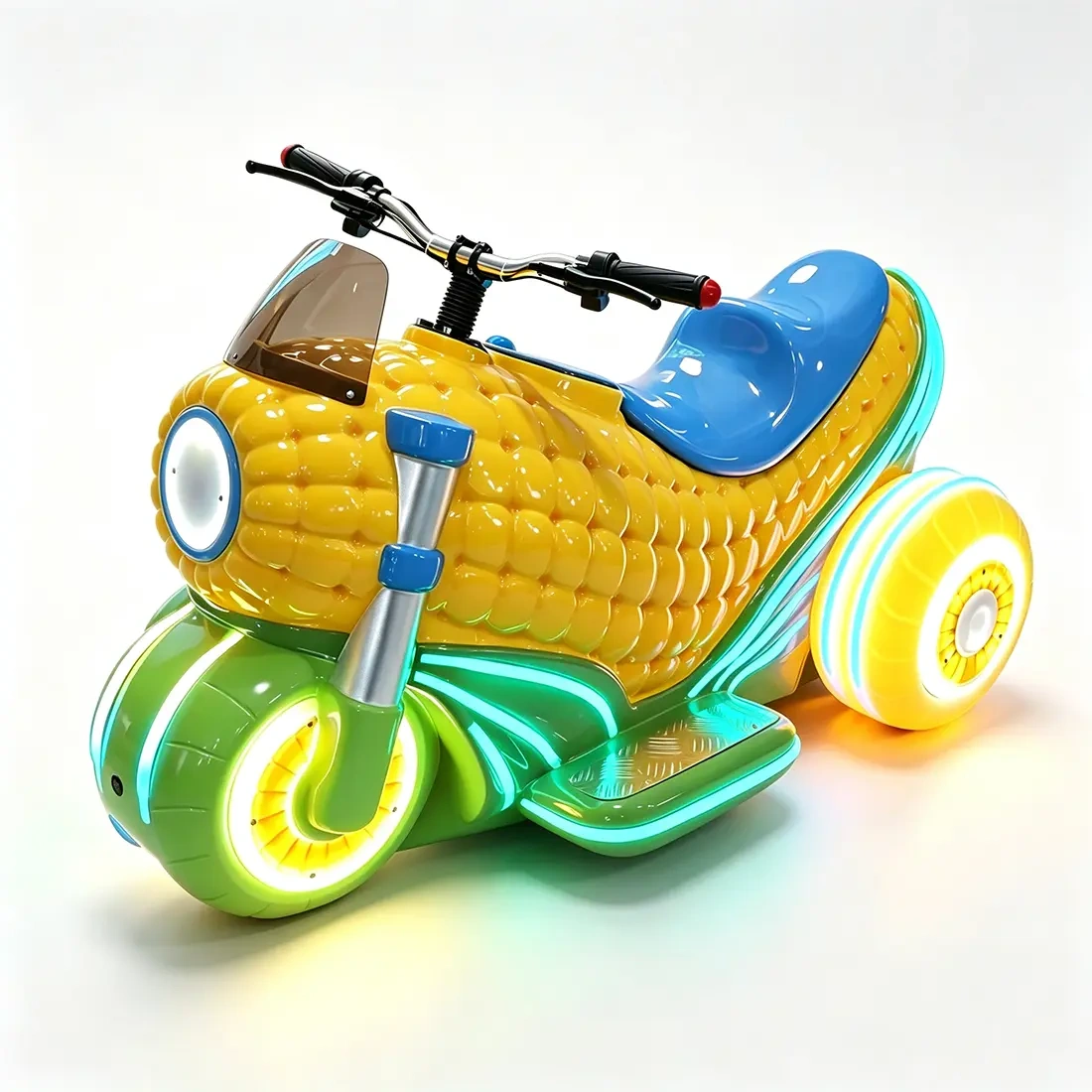 juego mecanico infantil elote luces led