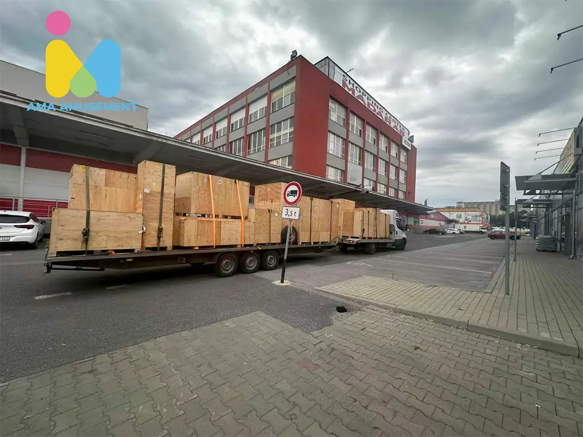Arcade machine delivery site in Slovakia
