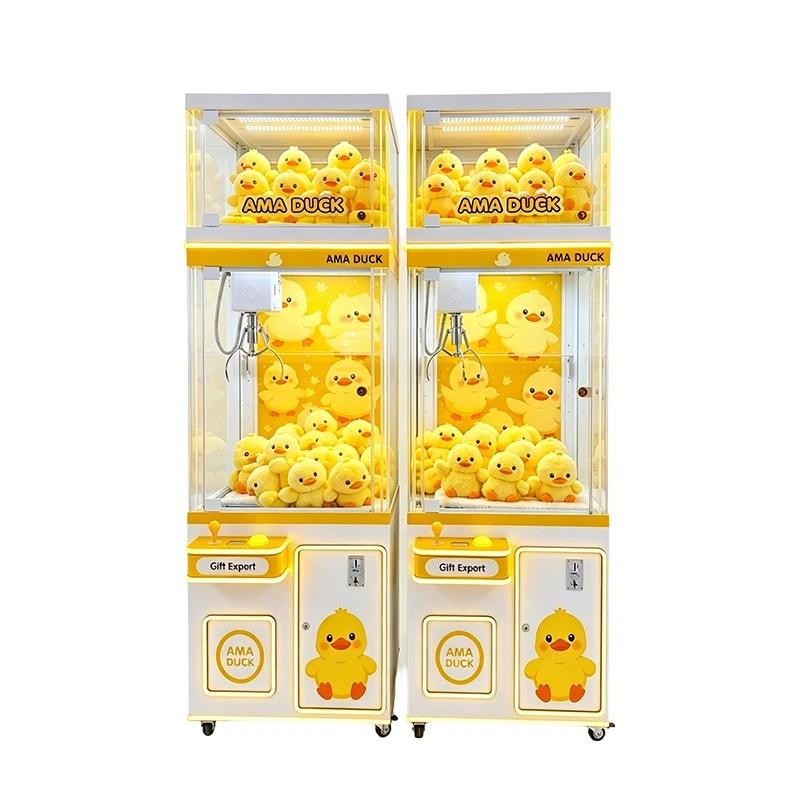 Dual-Zone Display Showcase Claw Machine
