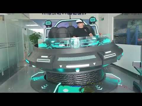 AMA VR UFO 9D Virtual Reality Simulator - Family Game & Shooting Simulator Arcade Station for Immersive VR Entertainment Ama Arcade