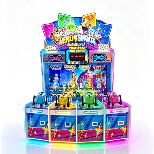 Hero Shoot 4-Player Laser Induction Arcade Shooting Machine Ama Arcade