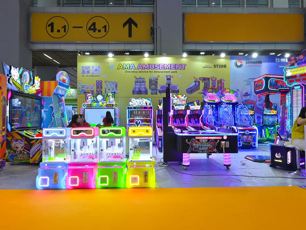 AMA ARCADE at GTI Asia China Expo 2023 Booth 5T28B