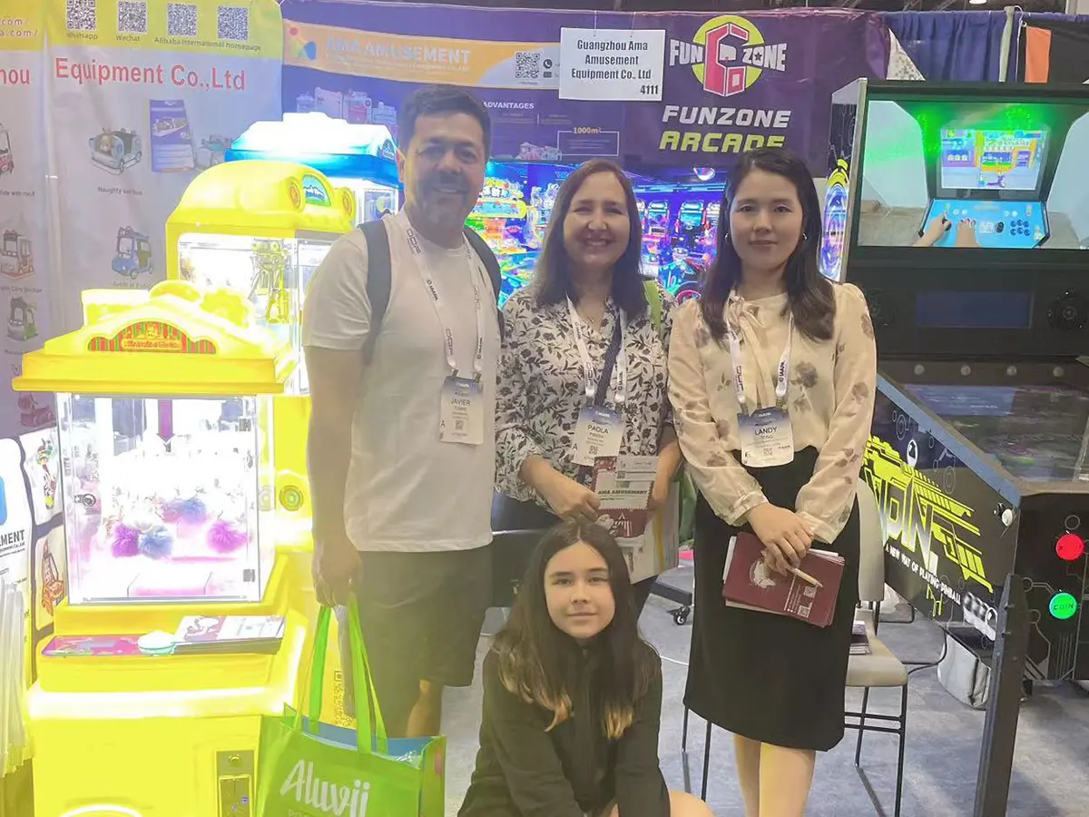 AMA ARCADE at IAAPA Expo 2023 in Orlando Booth 4111
