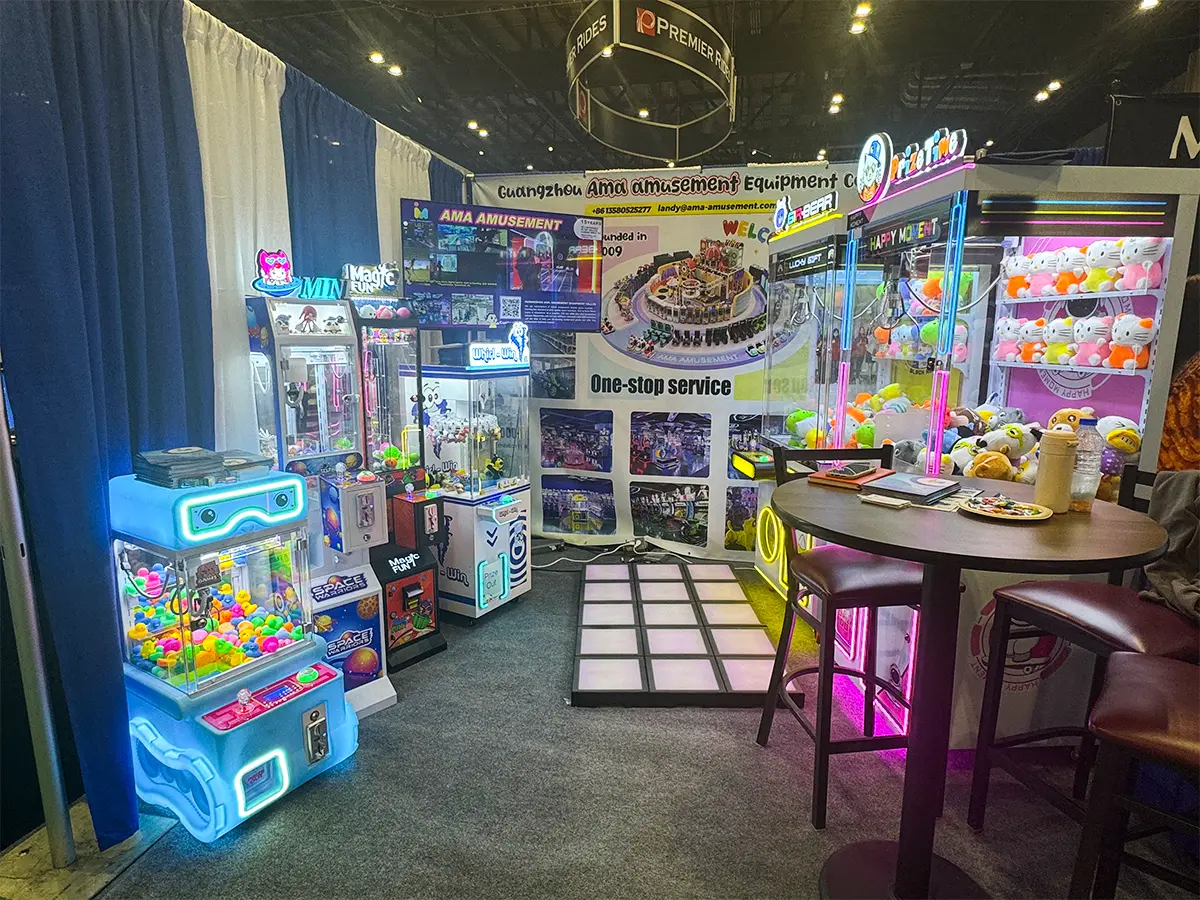AMA ARCADE at IAAPA Expo 2024 in Orlando Booth 203