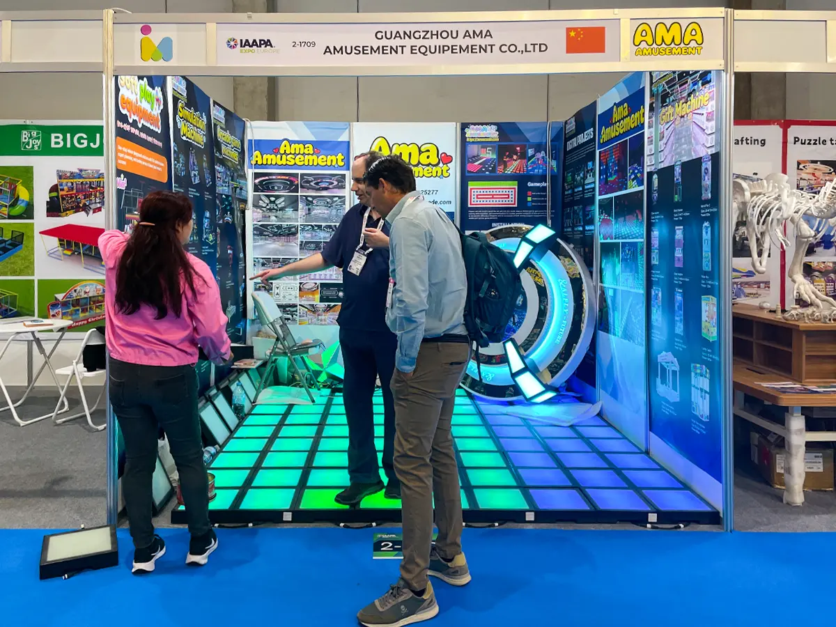 AMA ARCADE at IAAPA Expo Europe 2025 in Barcelona Booth 2-1709