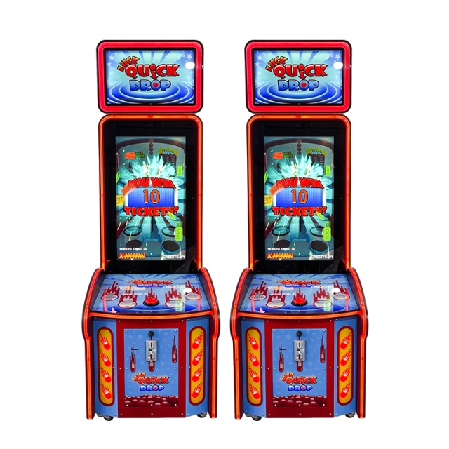Máquina Quick Drop de canje de tickets, gabinete de 250 cm de caída de bolas