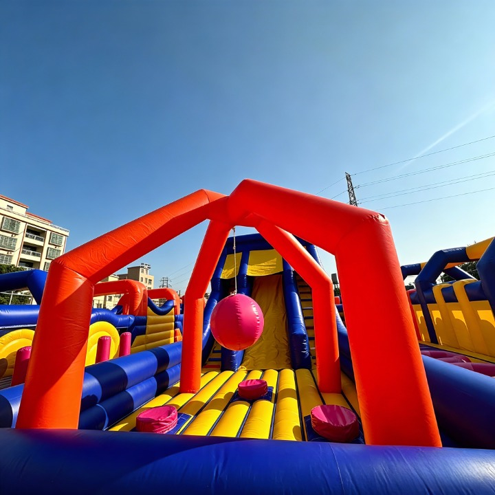 UAE JumpX Dubai 2022 Inflatable Park - Detail View 2
