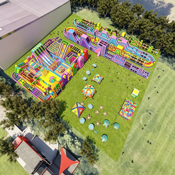 Hungary Hop City 2025 Inflatable Theme Park - Detail View 3