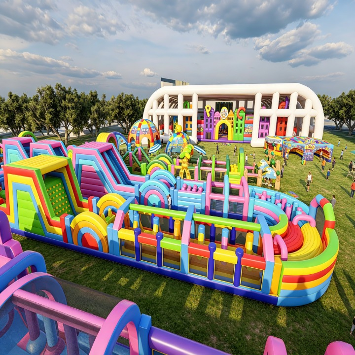 Hungary Hop City 2025 Inflatable Theme Park - Main Case Study Image