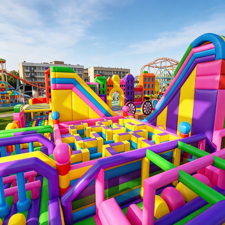 Hungary Hop City 2025 Inflatable Theme Park - Detail View 1