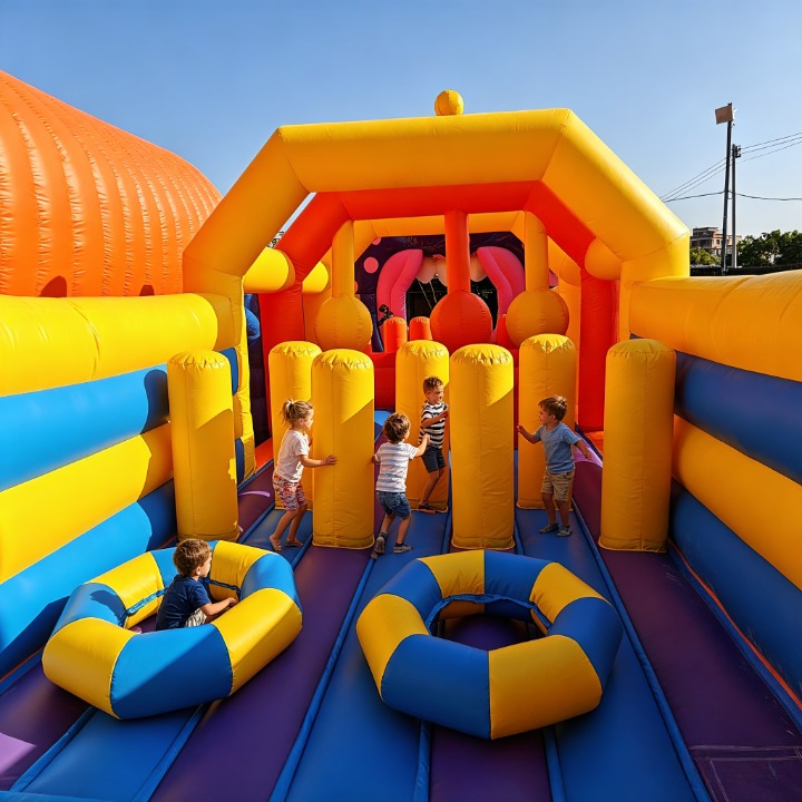 Australia Urban Bounce Inflatable Obstacle Park - Main Case Study Image