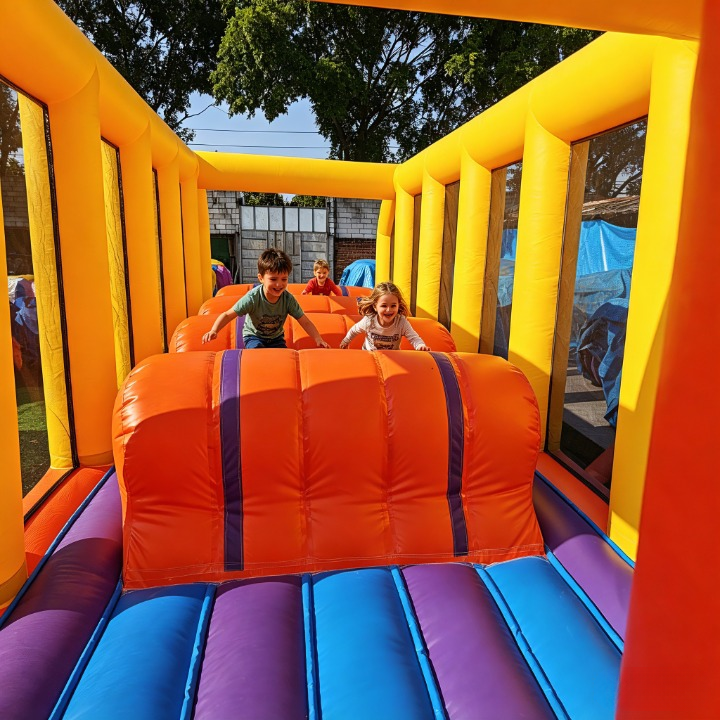 Australia Urban Bounce Inflatable Obstacle Park - Detail View 3