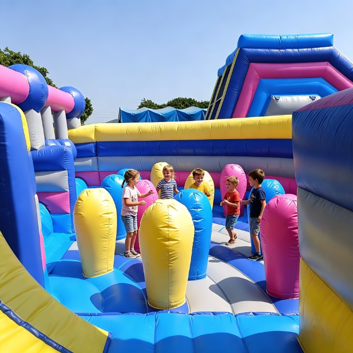 South Africa Gauntlet Inflatable Obstacle Course - Detail View 3