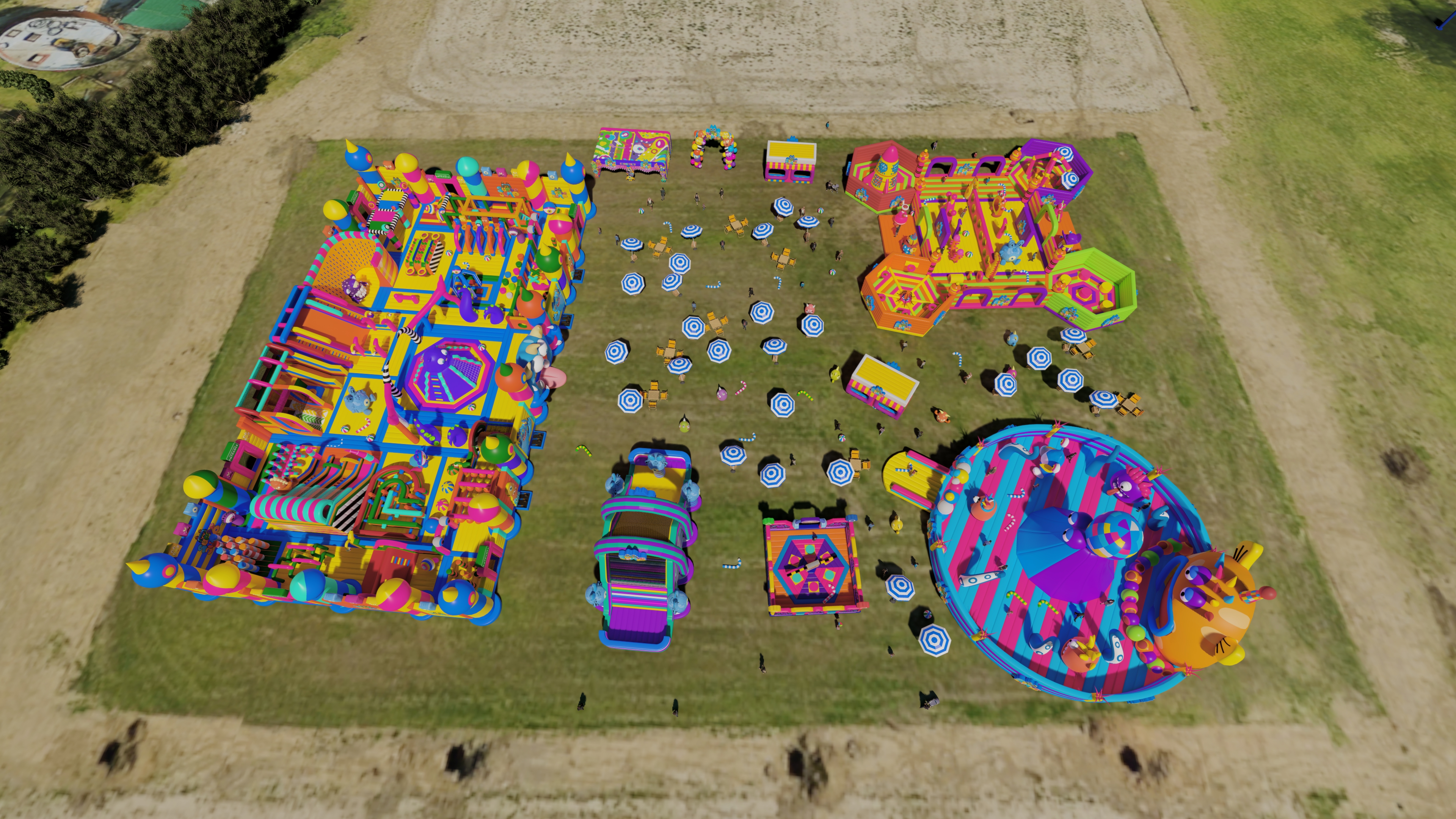 Argentina Super Jump 2025 Inflatable Park - Main Case Study Image