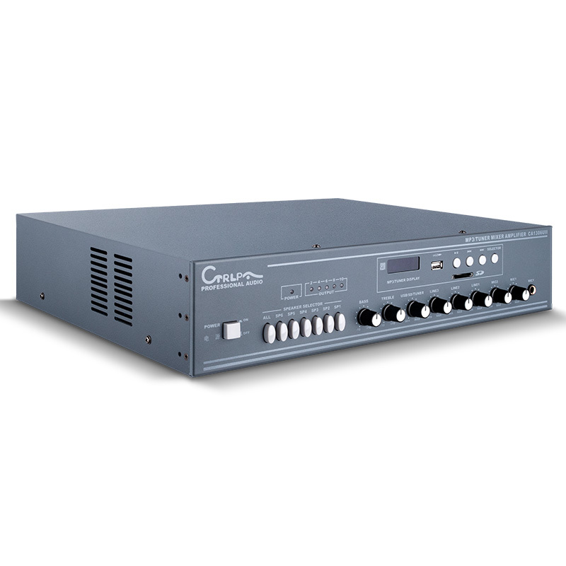 6 Zones' Output MP3 Playing Mixer PA System Amplifier 60w 120w 250w 350w