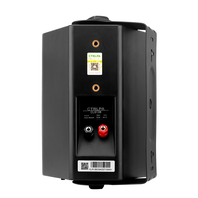 CL613 40W Wall Mounted Speaker PA System Hanging Speaker is suitable for conference system, security system
