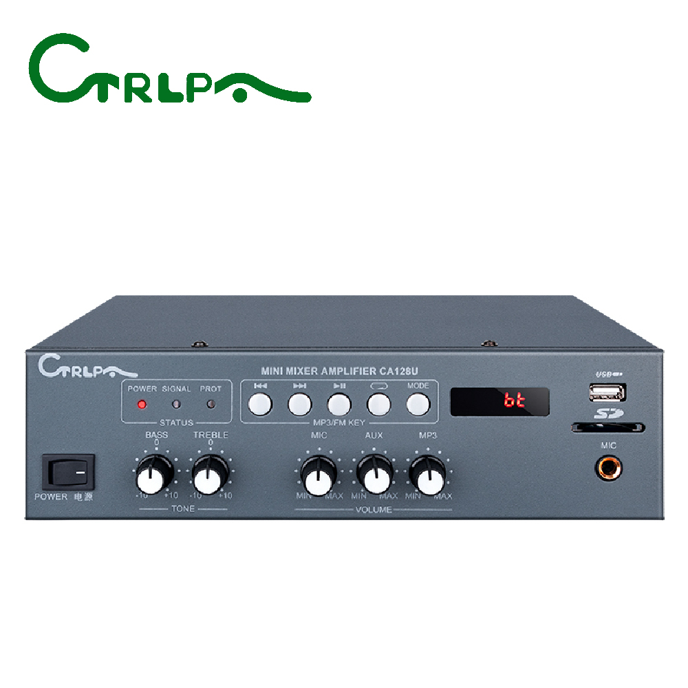 CTRLPA CA128U 30W Multimedia Integrated Amplifier Compact Audio Mixer Amplifier Small Broadcast Integrated Machine