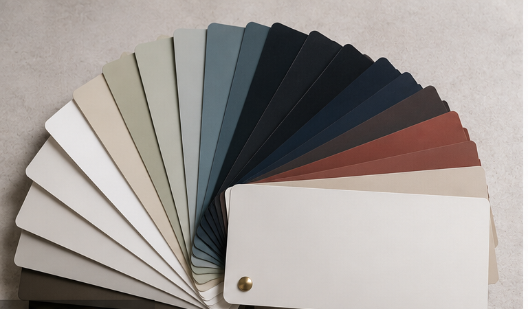 Cabinet colour samples